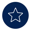 Star icon representing excellence, high standards, attention to detail, professionalism, and quality service at Texas Real Estate Partners.